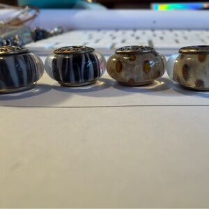 Pandora Black and Brown Beaded Bracelet